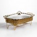 Мармитница фарфоровая Tiffany 2 л квадратная на металлической подставке 38х30х7 см SX42-3