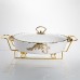 Мармитница фарфоровая Margaret 2 л для вторых блюд 35*25*6,2 см Yiwu YYSH1216 Мармитница фарфоровая Margaret 2 л для вторых блюд 35*25*6,2 см Yiwu YYSH1216
