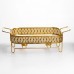 Мармитница фарфоровая Tiffany 2 л квадратная на металлической подставке 38х30х7 см SX42-3