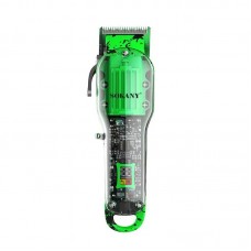 Машинка для стрижки волос Sokany SK-LF-9970 аккумуляторная с 8 насадками Зелёный
