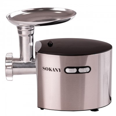Мясорубка Sokany SK091 для дома 2500 Вт сталь