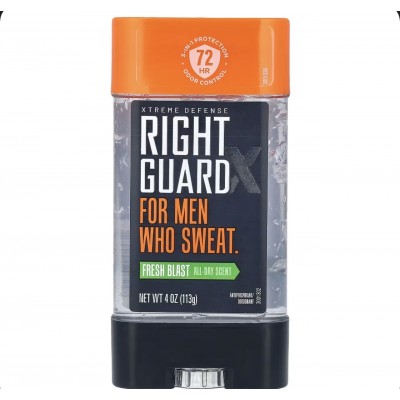 Дезодорант гель мужской Right Guard Antiperspirant Deodorant Gel Fresh Blast 72/7 113г