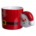 Чашка фарфоровая новогодняя Merry Christmas 350 (мл) Красная Yiwu FM-CS-51R