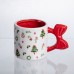 Новогодняя фарфоровая чашка для чая и кофе 400 (мл) Merry Christmas CR-1-18 Новогодняя фарфоровая чашка для чая и кофе 400 (мл) Merry Christmas CR-1-18