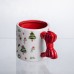Новогодняя фарфоровая чашка для чая и кофе 400 (мл) Merry Christmas CR-1-18