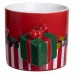Чашка фарфоровая новогодняя Merry Christmas 400 (мл) Красная Yiwu FM-CS-49R