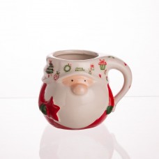 Новогодняя фарфоровая чашка для чая и кофе Merry Cristmas 400 (мл) чашка на подарок на новый год CR-1-13