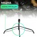 Литая искусственная елка 2.3 м зеленая, новогодняя ель  Карпатская V18  реалистичная Премиум KOS-KARPGR23