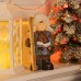 Новогодняя фигурка Девочка с лыжами из фарфора 12×11×23 (см) новогодний декор для дома, квартиры на подарок CR-5-14 Новогодняя фигурка Девочка с лыжами из фарфора 12×11×23 (см) новогодний декор для дома, квартиры на подарок CR-5-14