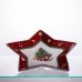 Блюдо сервировочное новогоднее для закусок Christmas 25.5 (см) из фарфора HP-SDHK-19
