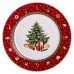 Набор новогодних тарелок из фарфора Christmas 7 (шт) Ø26.5/19 см Yiwu HP-SDHK-10