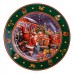 Набор новогодних тарелок из фарфора Santa 7шт  Ø26.5/19см Yiwu HP-SDHK-11