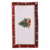 Блюдо сервировочное новогоднее для закусок Christmas 30.5×17.5×2.5 (см) прямоугольное из фарфора HP-SDHK-21