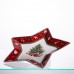 Блюдо сервировочное новогоднее для закусок Christmas 25.5 (см) из фарфора HP-SDHK-19