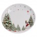 Столовый набор посуды тарелок 24 предмета на 6 персон Christmas Tree фарфоровый SG-24