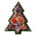 Блюдо сервировочное новогоднее для закусок из фарфора Santa 29×24×2 (см) HP-SDHK-18 Блюдо сервировочное новогоднее для закусок из фарфора Santa 29×24×2 (см) HP-SDHK-18