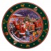 Набор новогодних тарелок фарфоровых Santa 6 штук Yiwu HP-SDHK-7