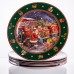 Набор новогодних тарелок из фарфора Santa 6 (шт) Ø26.5 см HP-SDHK-6