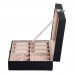 Шкатулка для украшений из эко кожи с зеркалом органайзер для ювелирных изделий HP-5-6B