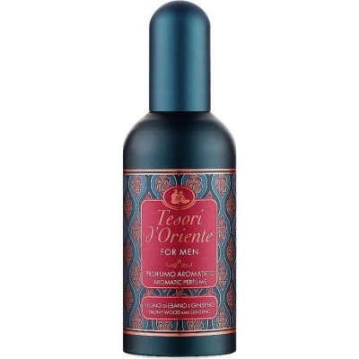 Парфюмированная вода Tesori d'Oriente Men Ebony Wood & Ginseng 100 мл, древесно-пряный парфюм с эбеновым деревом и женьшенем