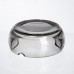Пепельница стеклянная Round Cigar 12 см, серый Yiwu HP-34-77