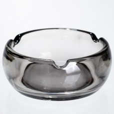 Пепельница стеклянная Round Cigar 12 см, серый Yiwu HP-34-77
