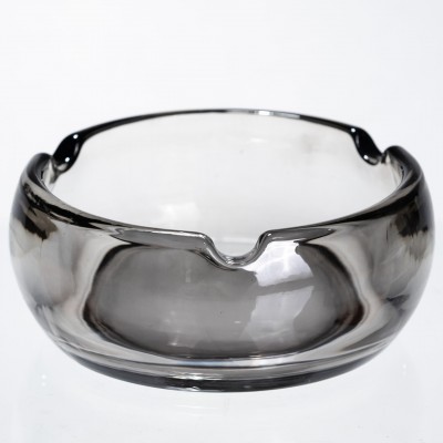 Пепельница стеклянная Round Cigar 12 см, серый Yiwu HP-34-77