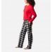 Пижама женская Columbia Women's Set Red- Grey Buf size: M