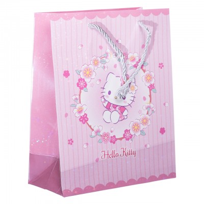 Набор подарочных пакетов из бумаги 12 (шт) Hello Kitty 19×9.5×24.5 (см) Розовый HP-10359-11P