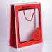 Набор подарочных пакетов из бумаги Love с окошком 12 шт 26×10×32 см HP-10359-18