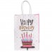 Набор подарочных пакетов из бумаги 12 шт Happy Birthday 15×8×21 см Розовый HP-10359-23PK Набор подарочных пакетов из бумаги 12 шт Happy Birthday 15×8×21 см Розовый HP-10359-23PK