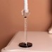 Стеклянный подсвечник Crystal Pillar 22см на стол высокий декоративный HP-7-26