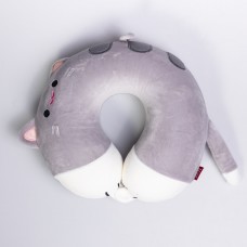 Подушка для шеи Kitty U-образная, серый HP-56-11G