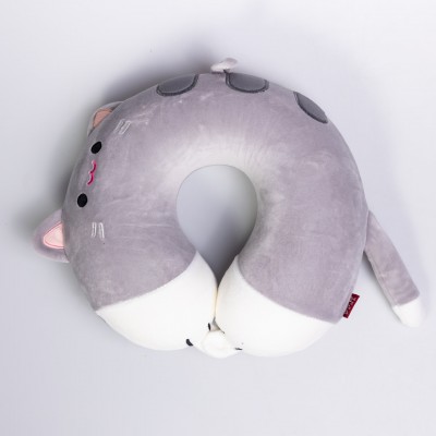 Подушка для шеи Kitty U-образная, серый HP-56-11G