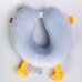 Подушка для шеи Duck U-образная, голубой HP-56-4BL