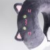Подушка для шеи Kitty U-образная темно-серый HP-56-11BG