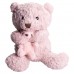 Игрушка-подушка Медведь с малышом и пледом 110х140 см розовый 509-33P