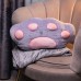 Мягкая игрушка-подушка с пледом Лапка 110×170 (см) плюшевый детский плед 3в1 Серый 520-20G