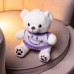 Мягкая игрушка-брелок Мишка в фиолетовом свитере 20 см плюшевый мишка 509-28WV Мягкая игрушка-брелок Мишка в фиолетовом свитере 20 см плюшевый мишка 509-28WV