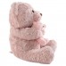 Игрушка-подушка Медведь с малышом и пледом 110х140 см розовый 509-33P