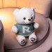Мягкая игрушка-брелок Мишка в мятном свитере 20 см плюшевый мишка 509-28WGR