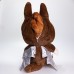 Мягкая игрушка-плед, подушка 3 в 1 Labubu Brown Dragon плед в игрушке детский плед игрушка Лабубу Коричневый 520-29BR