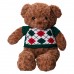 Мягкая игрушка-подушка с пледом внутри Медведь 110×150 (см) 3 в 1 Коричневый Colorful Home 7146BRGR