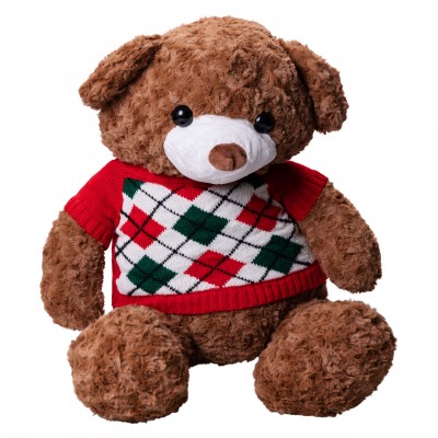 Мягкая игрушка-подушка с пледом внутри Медведь 110×150 (см) 3 в 1 Коричневый Colorful Home 7146BRR