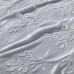 Покрывало на кровать 200×220 см плюшевое светло-серый 9089-20-60-1