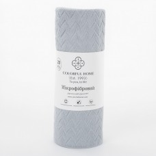 Салфетки в рулоне 20 штук 25×25 см отрывные из микрофибры серый Colorful Home 544-3-60G