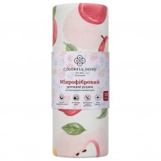 Салфетки в рулоне Яблоко 20 штук 25×25 см из микрофибры Colorful Home 515-17-60JAB