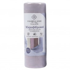 Салфетки в рулоне 20 штук 25×25 см из микрофибры фиолетовый Colorful Home 515-5-60V