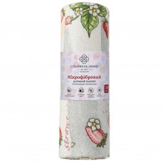 Салфетки в рулоне Ягодка 20 штук 25×25 см из микрофибры Colorful Home 515-17-60J