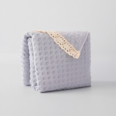 Полотенце для кухни вафельное 40*60 см из хлопка серый Colorful Home 510-24-H-600G